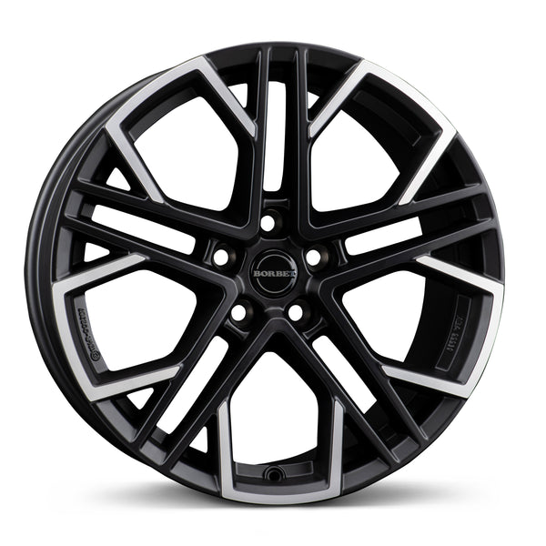 Borbet XV 95935 black polished matt 9.5x19