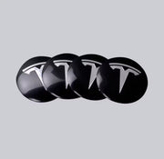 Självhäftande Tesla-märken för fälgcentrum