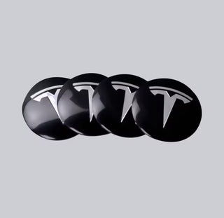 Zelfklevende Tesla-logo's voor het velgmidden
