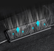 Ventilationsgaller under sätet för Tesla Model Y