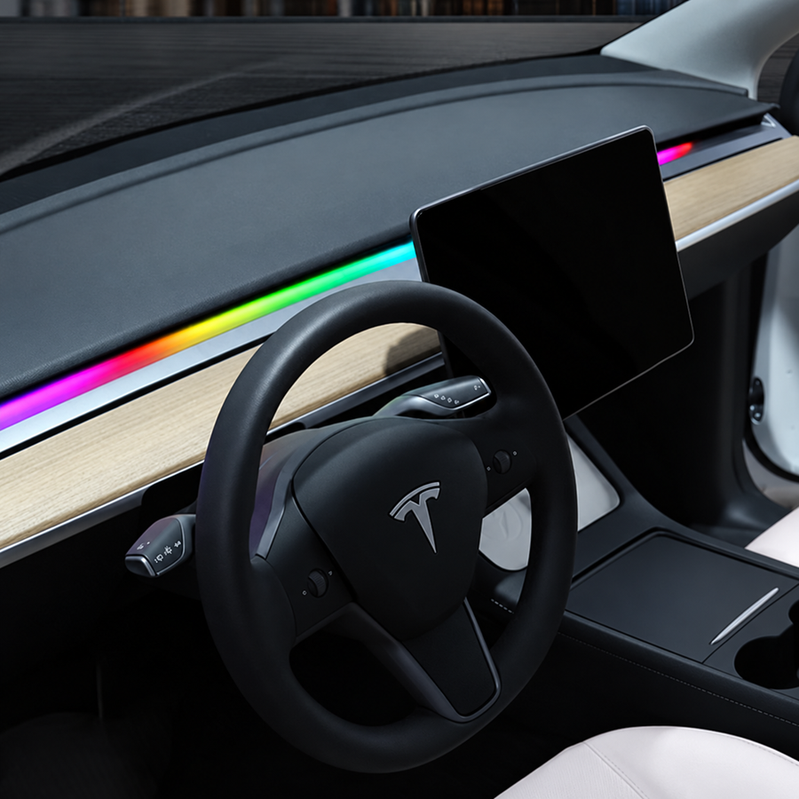 Tesla Model 3/Y – ljuslist för instrumentpanel