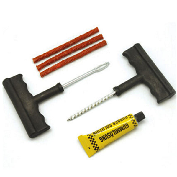 Bandenreparatieset voor de auto, gereedschap en 3 reparatiepluggen