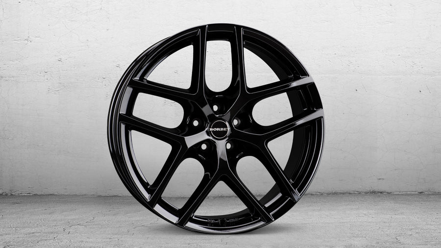 Borbet Y 85835 black glossy 8.5x18 Bultcirkel: 5x112 ET: 50